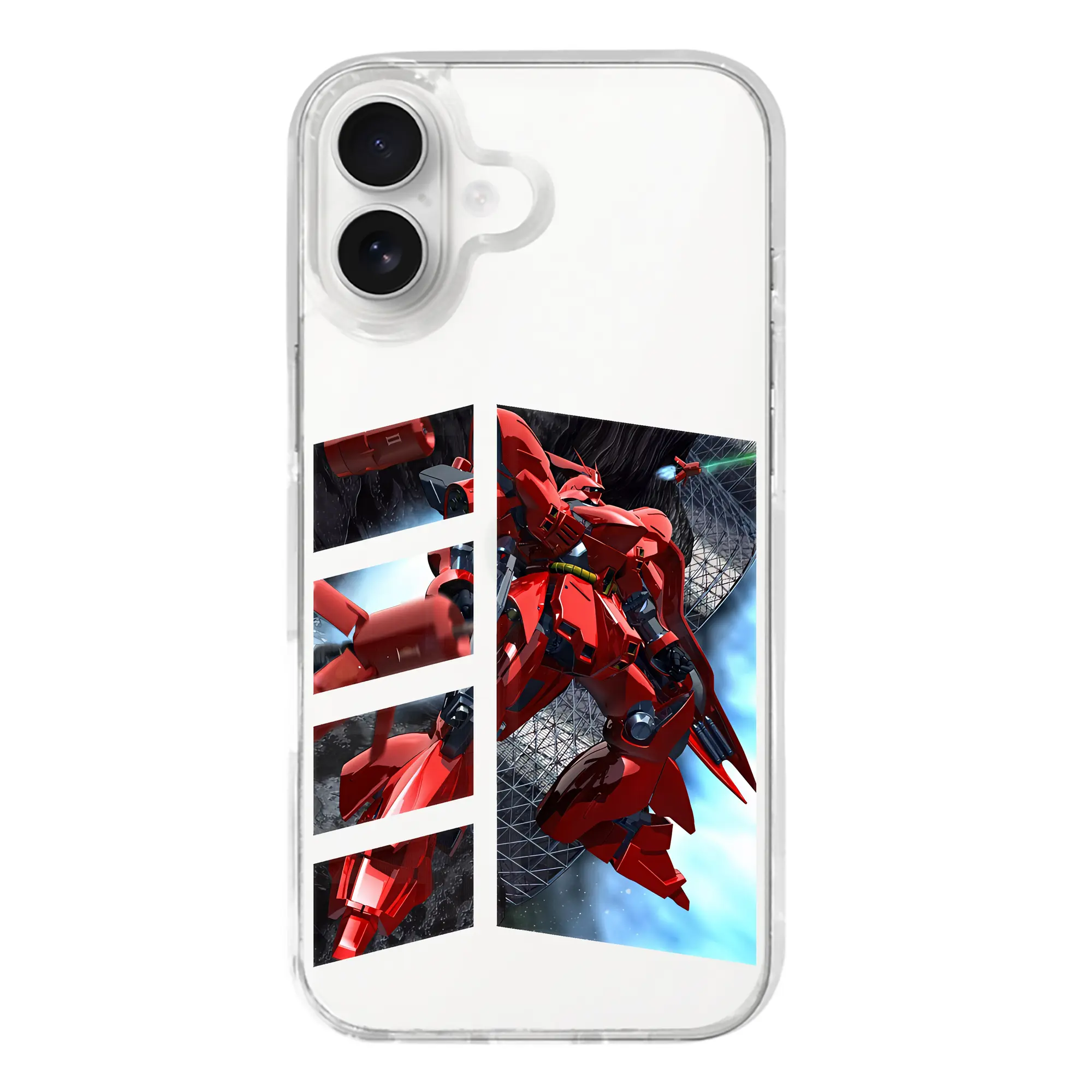 ガンダム グッズ,サザビー - iPhone 17シリーズ 透明スマホケース – 薄型・耐衝撃・精密フィット保護カバー